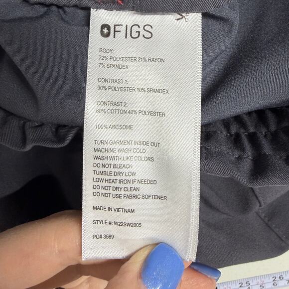 Figs Size XXS Lesage Jogger Scrub Pants Medical Career Performance Charcoal Gray - Picture 4 of 11